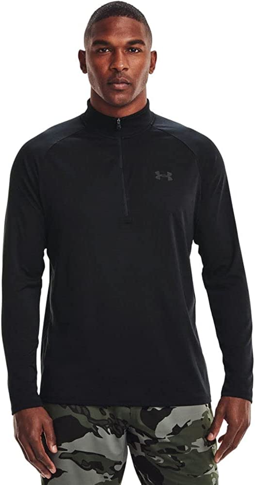 Men's | Under Armour | 1328495 | Tech 1/2 Zip | Black / Charcoal