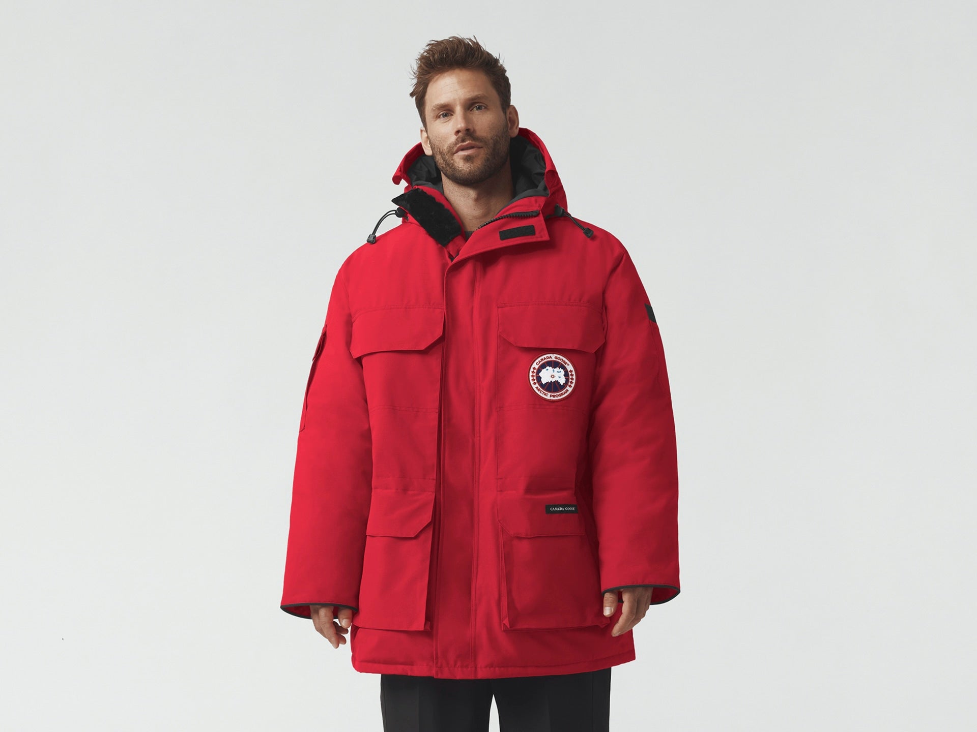 Red canada goose expedition parka online