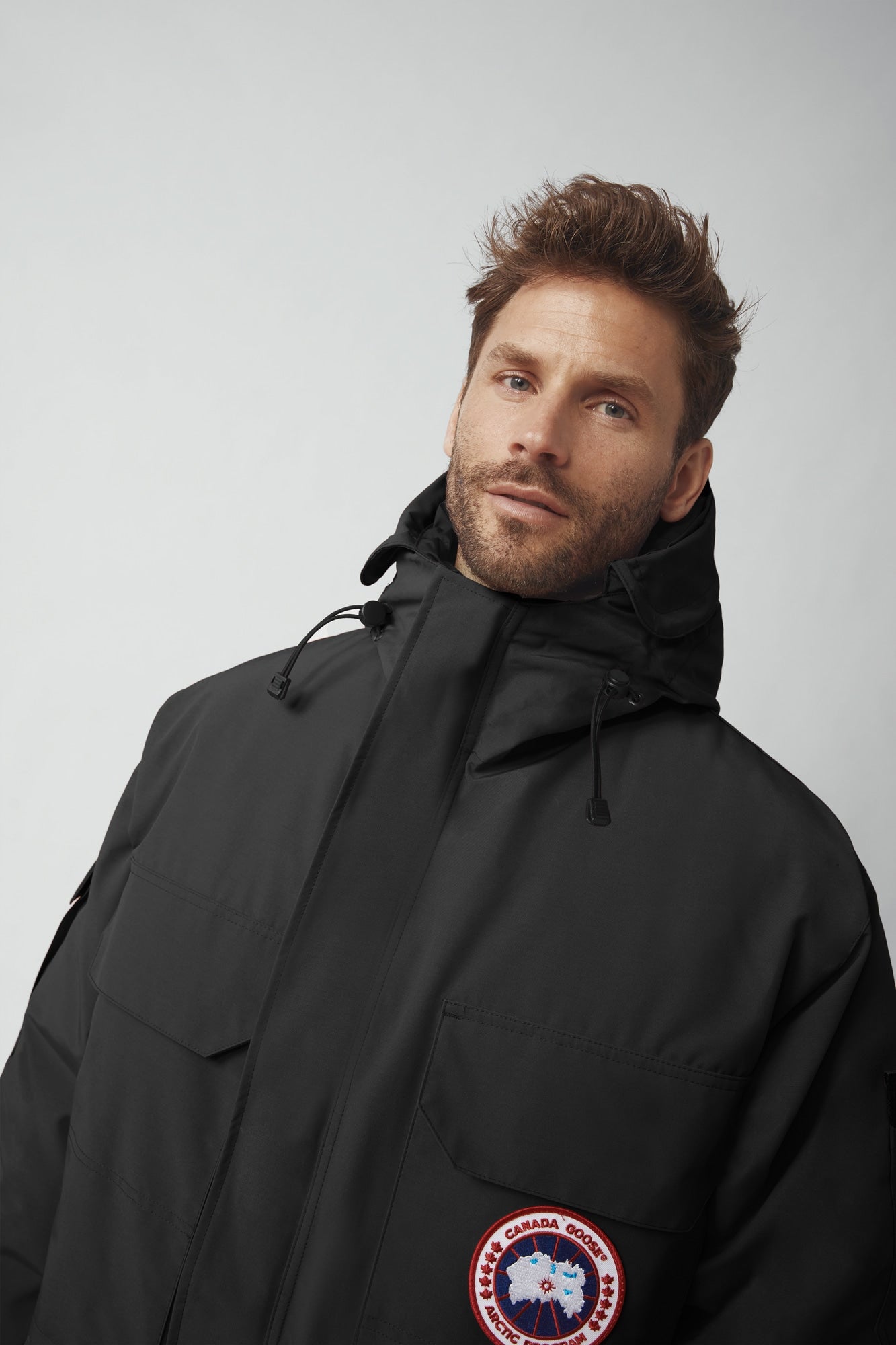 Canada goose expedition parka black men's online