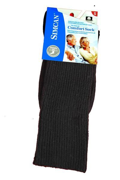 Simcan | Comfort Sock | Cotton Mid Calf | Black