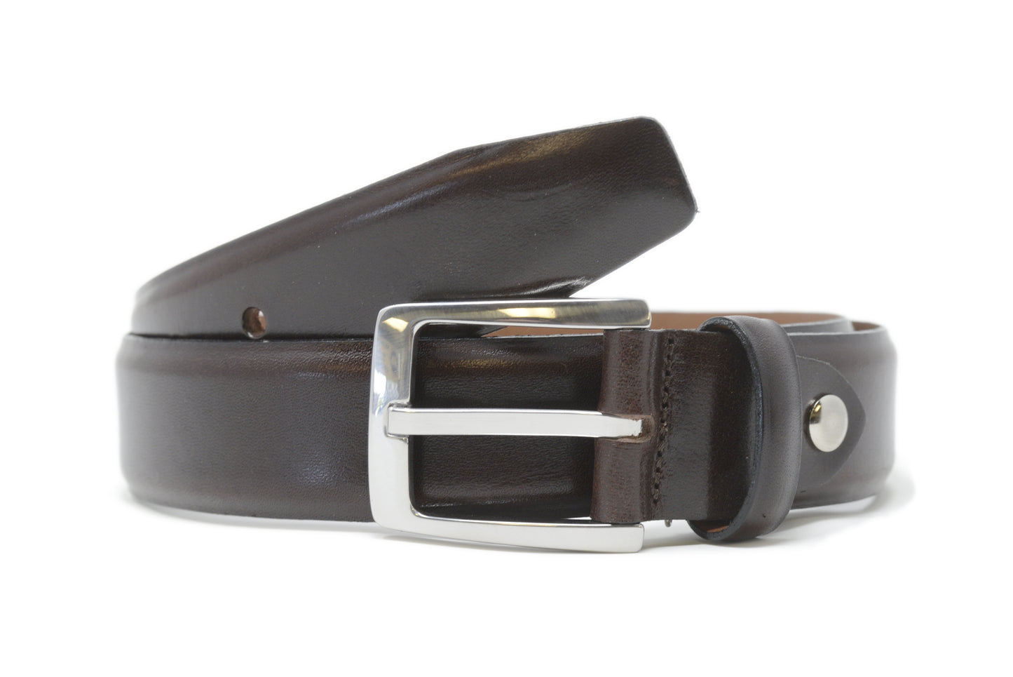 Men's | Bench Craft | Belt | 5058-2 | 35MM | Milled Calf |Nickel Free Buckle | Brown