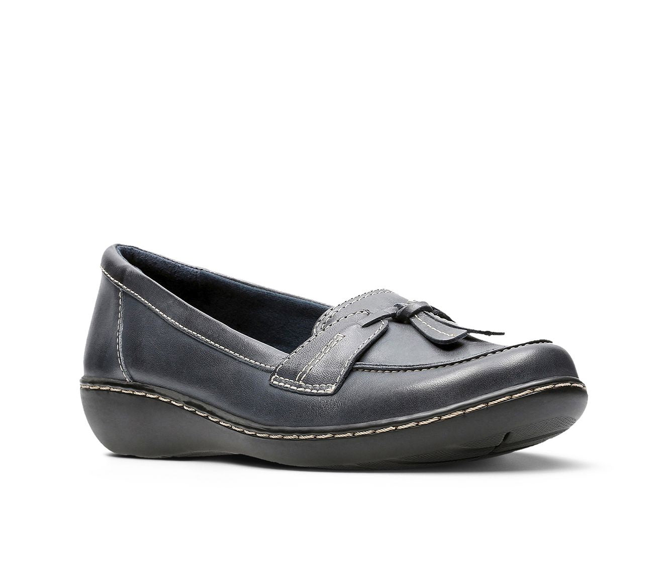 Women s Clarks Ashland Bubble Loafer Black H.R. Lash