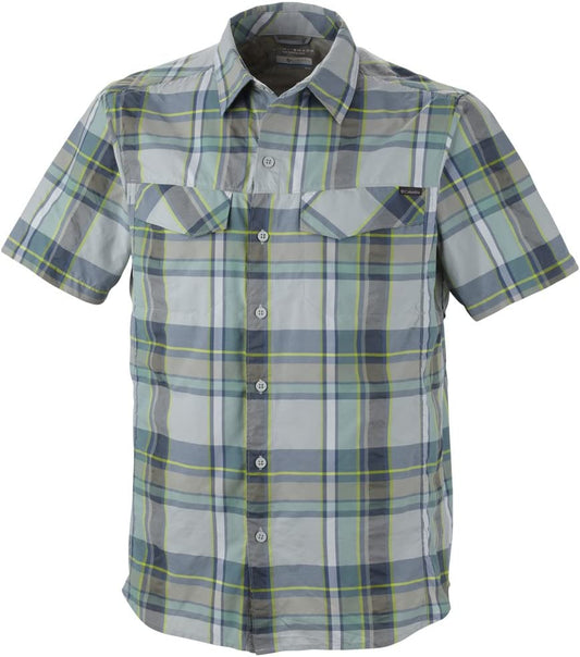 Men's | Columbia | AM7429-304 | Silver Ridge Muliti Plaid S/S Shirt | Grey/Green