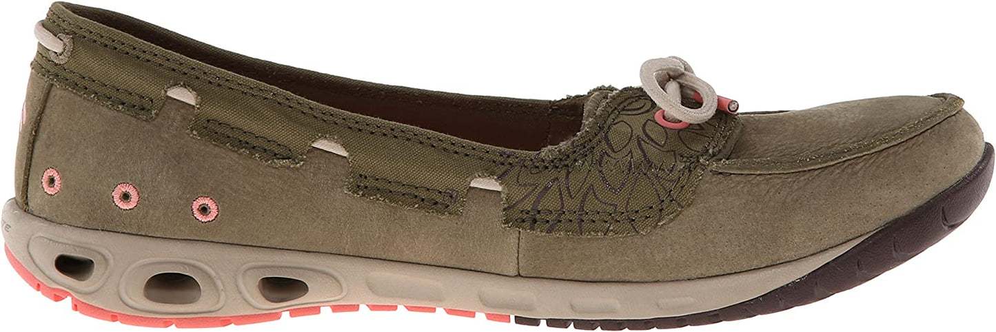 Women's | Columbia | BL4434-334 | Sunvent Boat | Olive Brown, Hot Coral