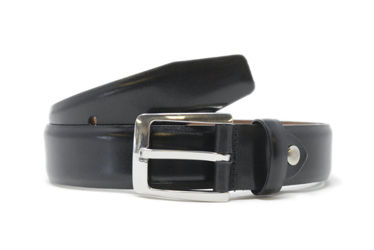 Men's | Bench Craft | Belt | 5058-1 | 35MM | Milled Calf |Nickel Free Buckle | Black