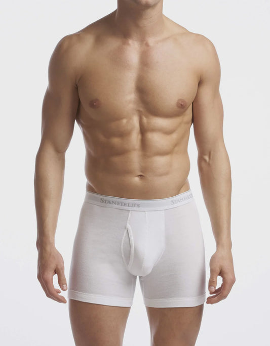 Men's | Stanfield's | 2516 | Premium Boxer Brief - 2 Pack | White