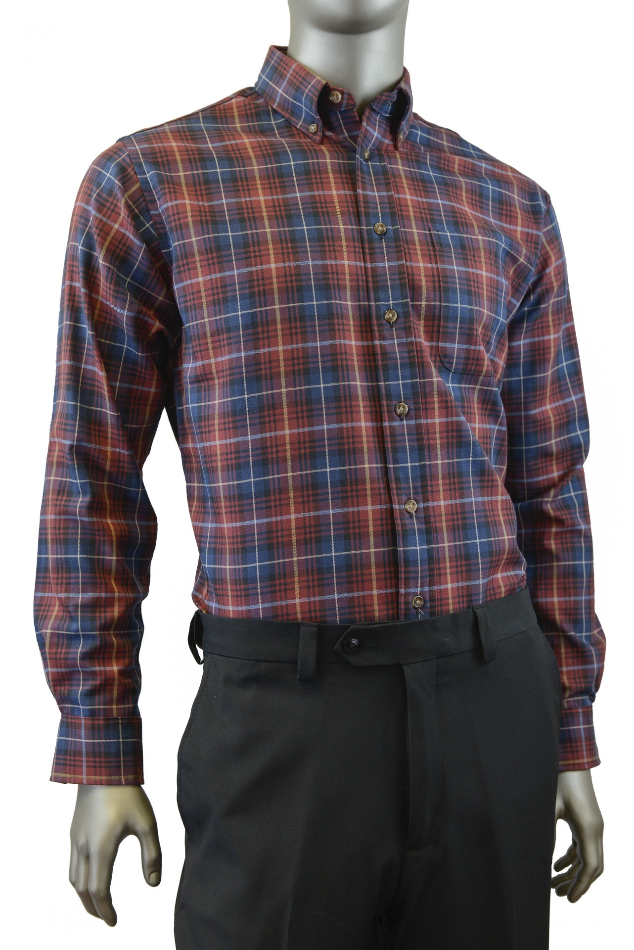 Men's | Viyella | 457435 | Sport Shirt | Garnet