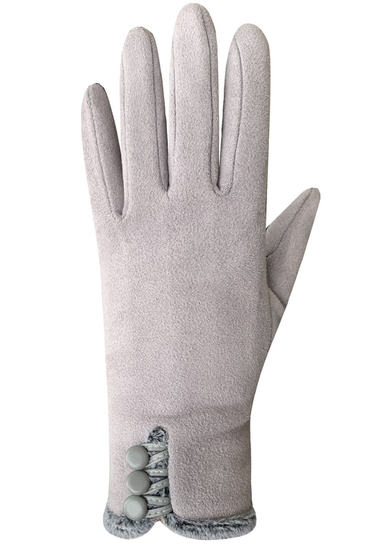 Women's | Auclair | 7N004 | Aria Fleece Glove | Grey