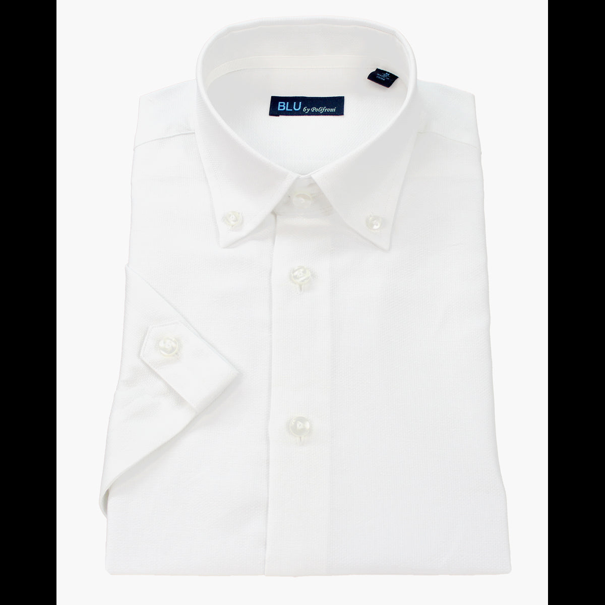 Men's | BLU By Polifroni | B2247644 | Short Sleeve Sport Shirt | White