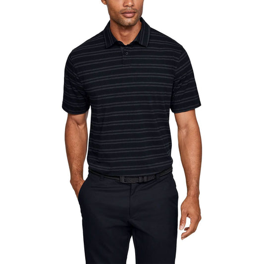 Men's | Under Armour | 1323455 | CC Scramble Stripe Polo | Black