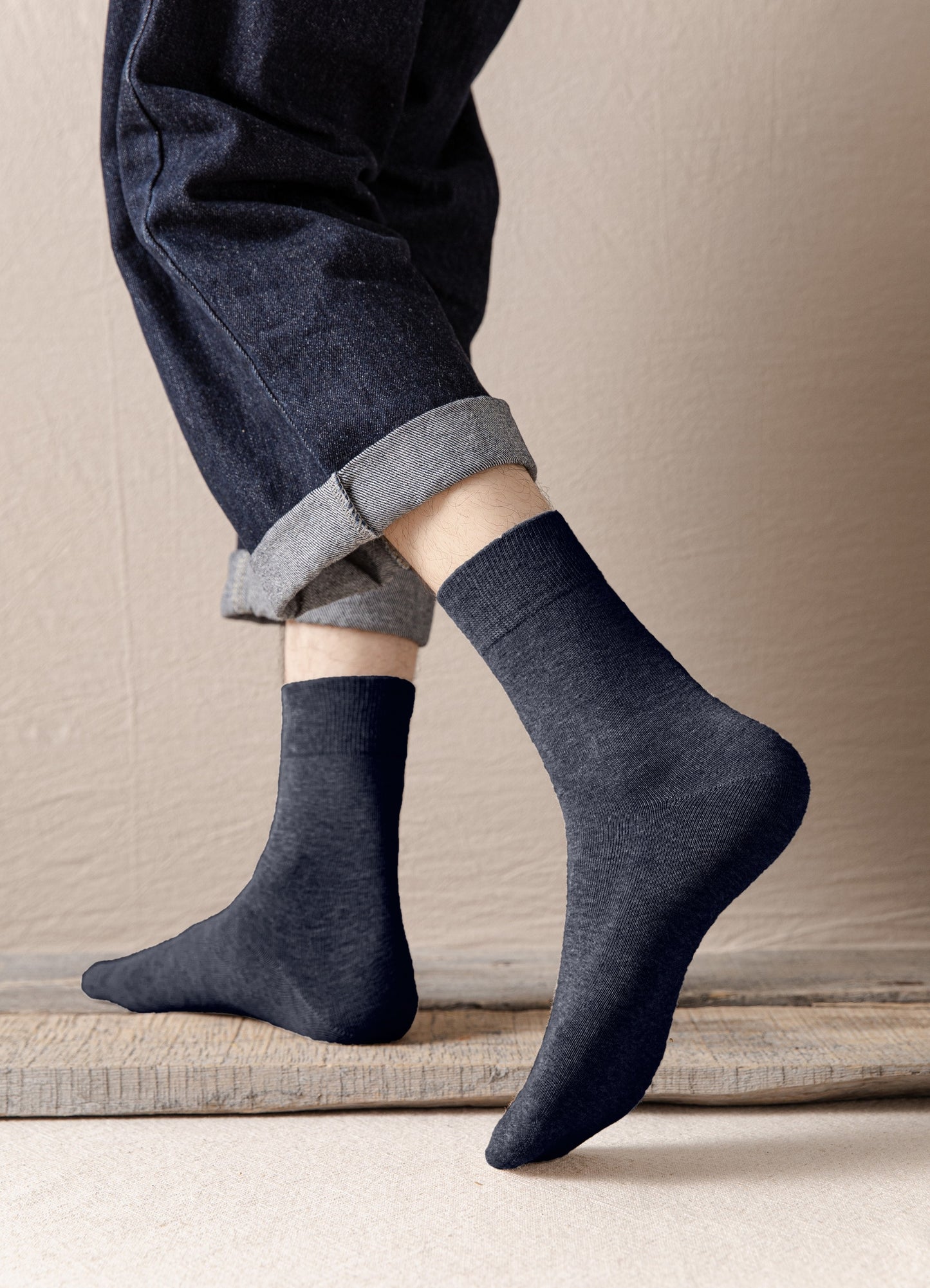 H.R. Lash | DR004 | Dress Sock | Navy