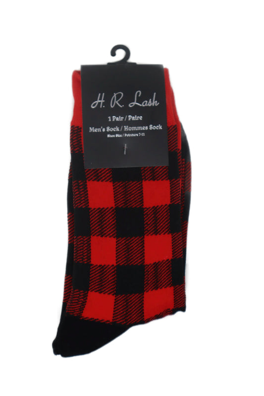 H.R. Lash | FS071 | Fun Socks | Buffalo Plaid