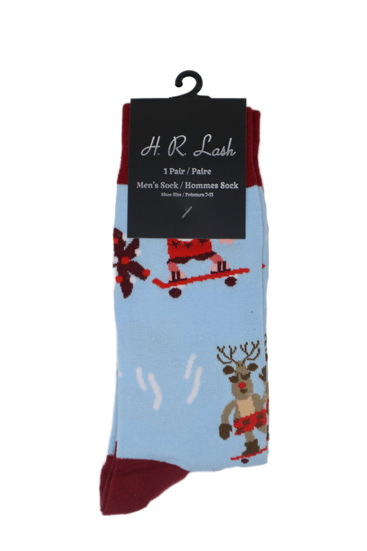 H.R. Lash | FS177 | Fun Socks | Santa Vacay