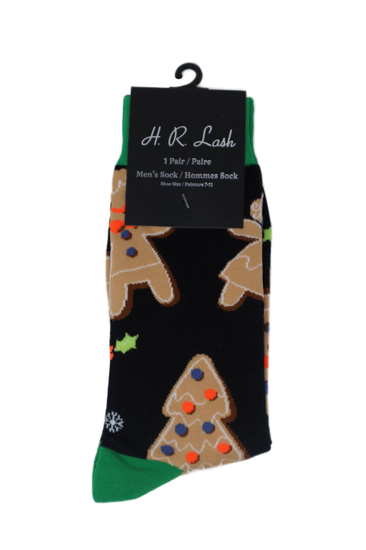 H.R. Lash | FS180 | Fun Socks | Gingerbread