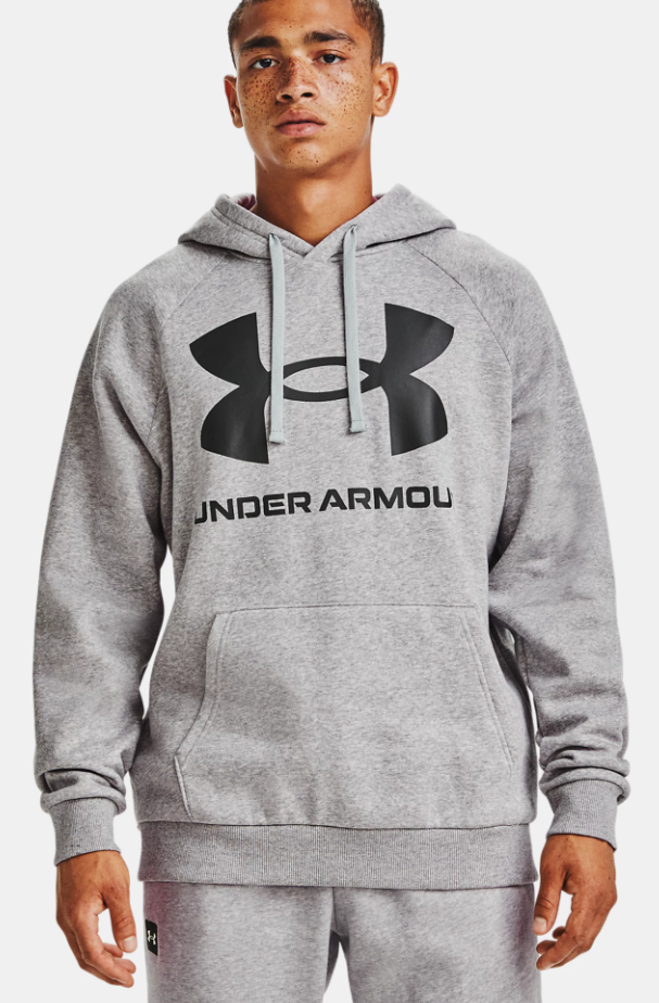 Under Armour Rival Fleece Logo Raglan Long-Sleeve Hoodie for