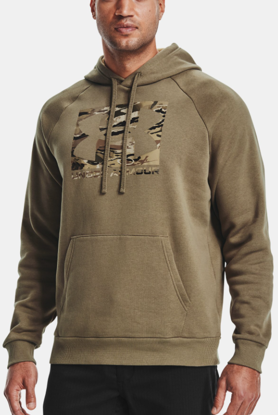 Men's |Under Armour | 1357939 | Rival Fleece Hoodie | Bayou / UA Barren Camo