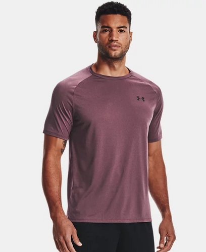 Men's | Under Armour | 1345317 | Tech 2.0 Short Sleeve T-Shirt | Ash Plum / Black
