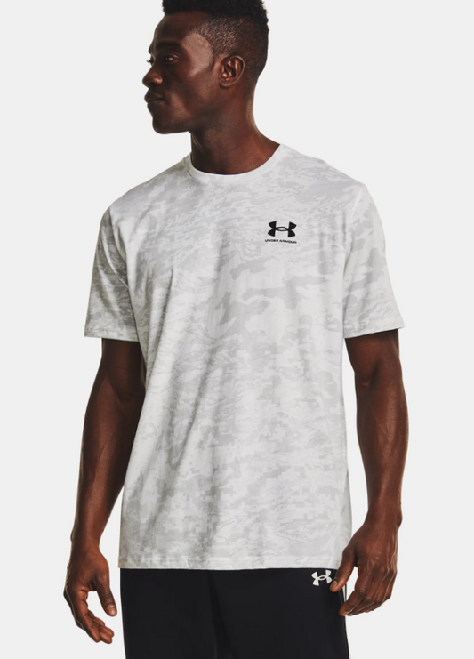 Men's | Under Armour | 1357727 |  ABC Camo Short Sleeve T-Shirt | White / Mod Gray