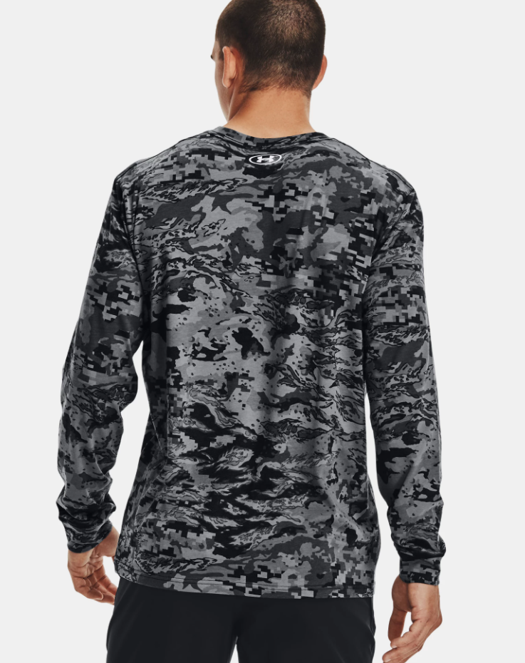 Men's | Under Armour | 1366466 | ABC Camo Long Sleeve | Black / White