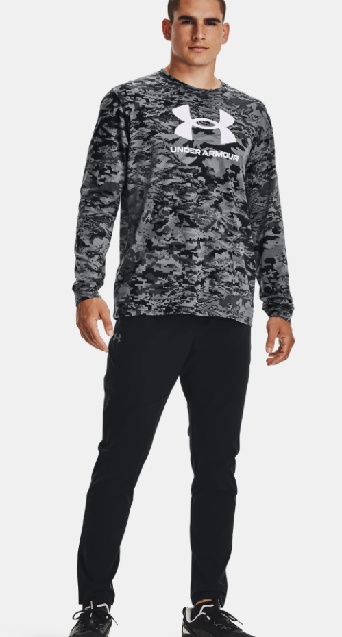 Men's | Under Armour | 1366466 | ABC Camo Long Sleeve | Black / White