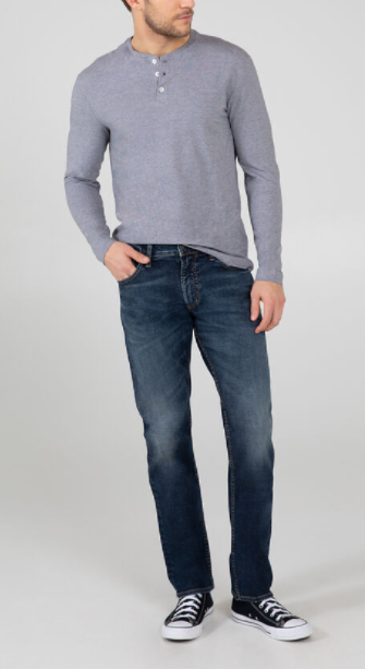 Men's | Silver Jeans | M42977EDK412 | Eddie Relaxed Fit | Indigo