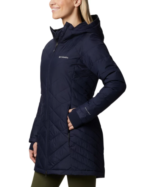 Women's | Columbia | WW0011-472 | Heavenly™ Long Hdd Jacket | Dark Nocturnal