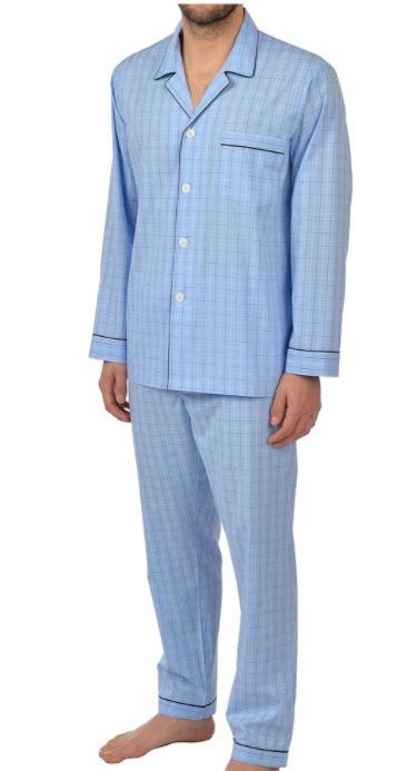 Majestic | 3062170 | Pajama Set | Blue Check