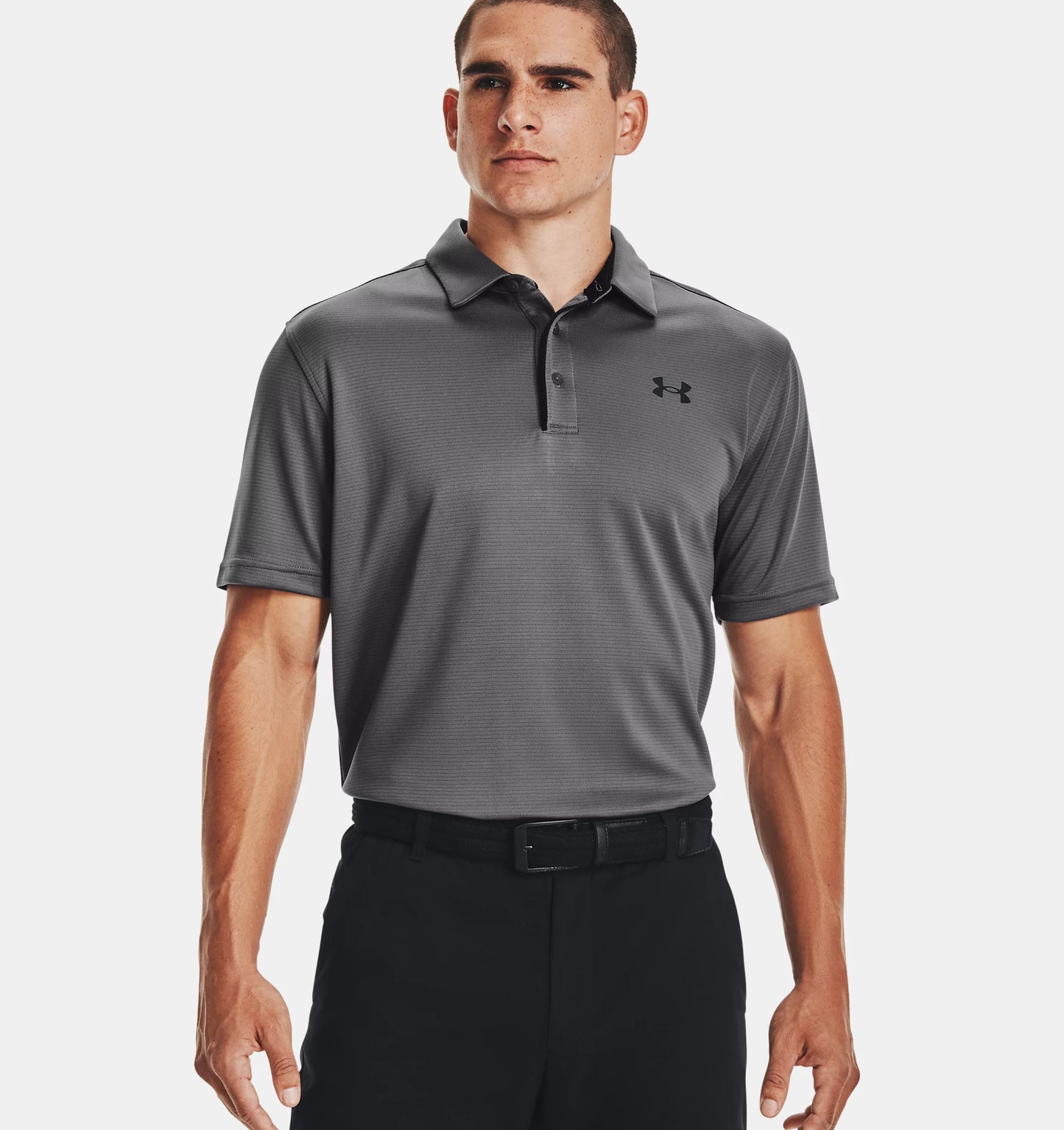 Men's | Under Armour | 1290140 | Tech Polo | Graphite / Black