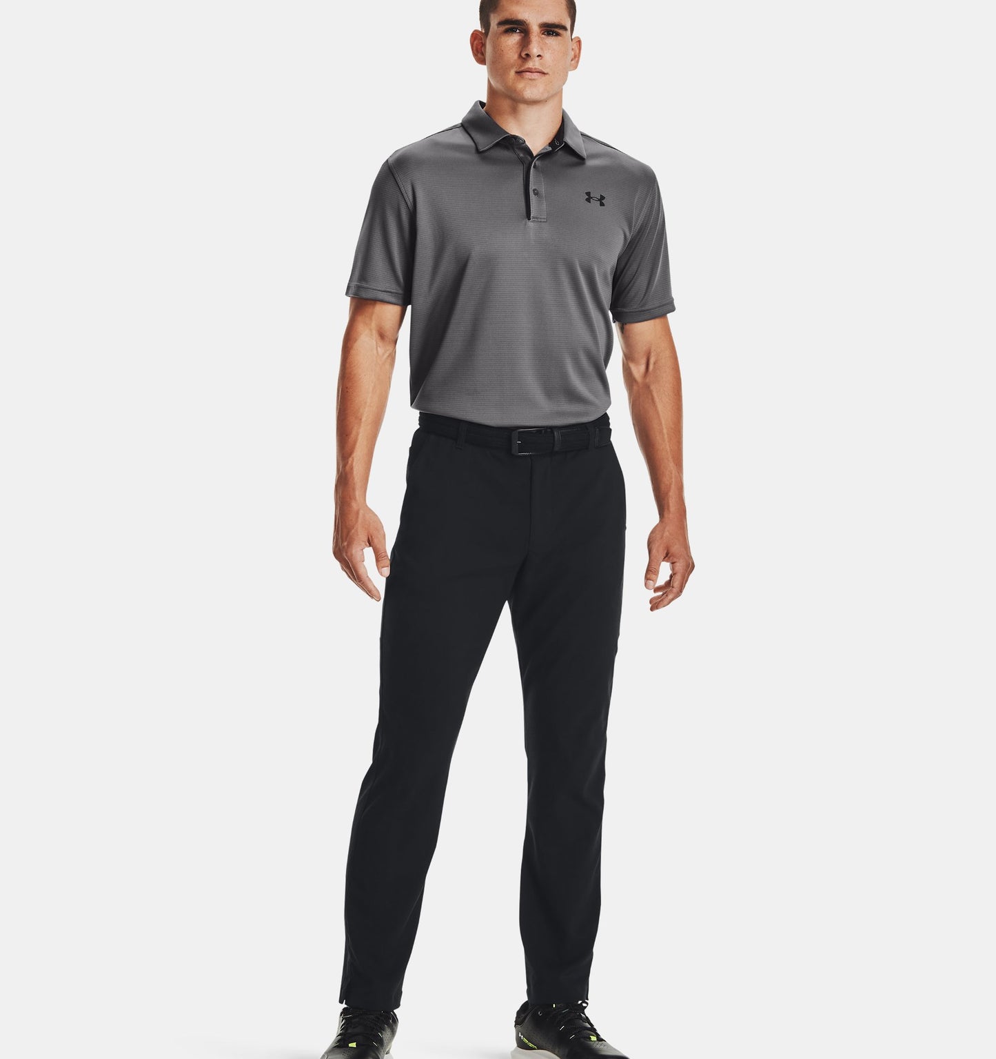 Men's | Under Armour | 1290140 | Tech Polo | Graphite / Black