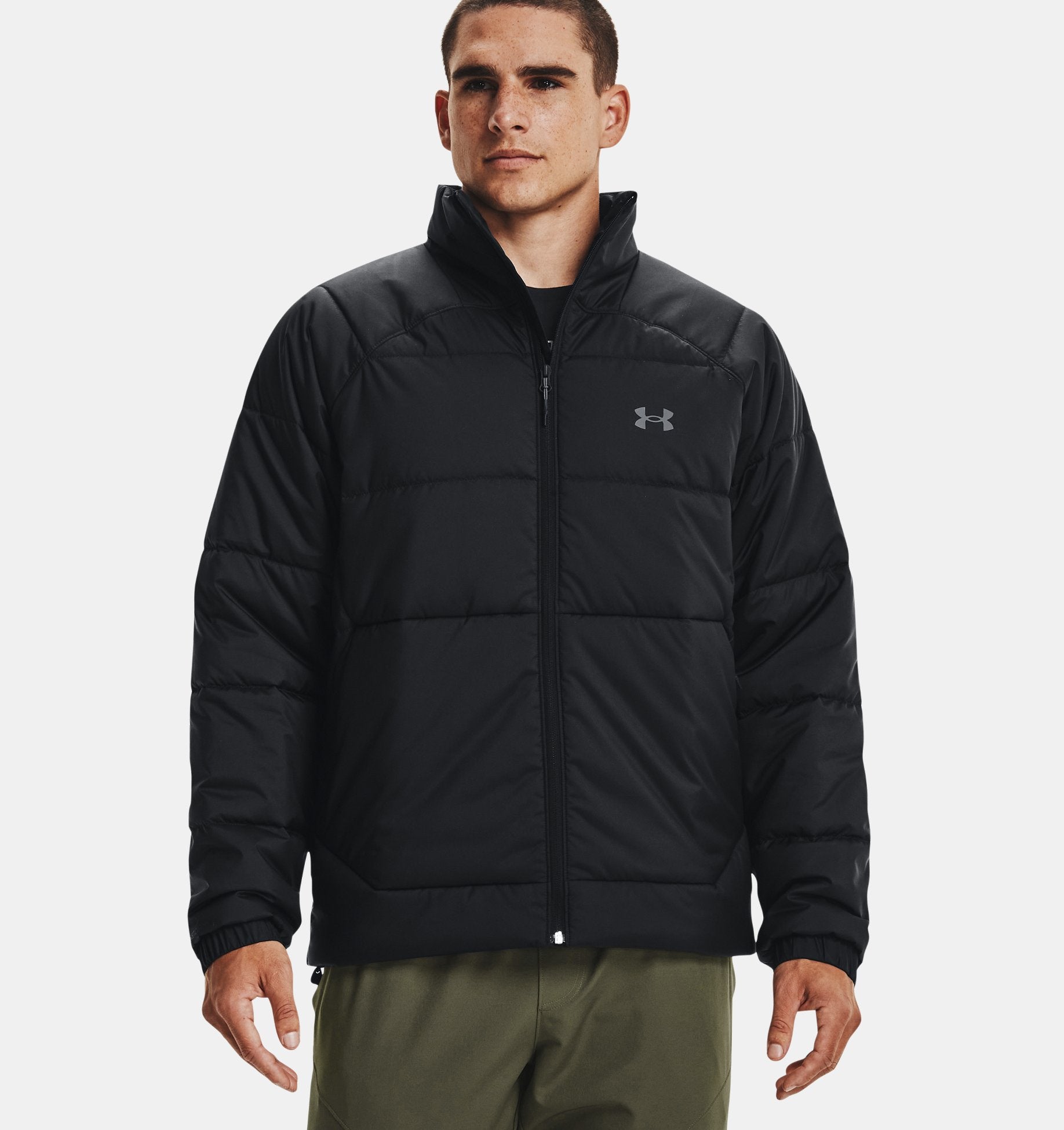 Under Armour Men UA Qualifier Storm Packable Jacket -  Black/Black/Reflective (001), Medium,  price tracker / tracking,   price history charts,  price watches,  price drop alerts