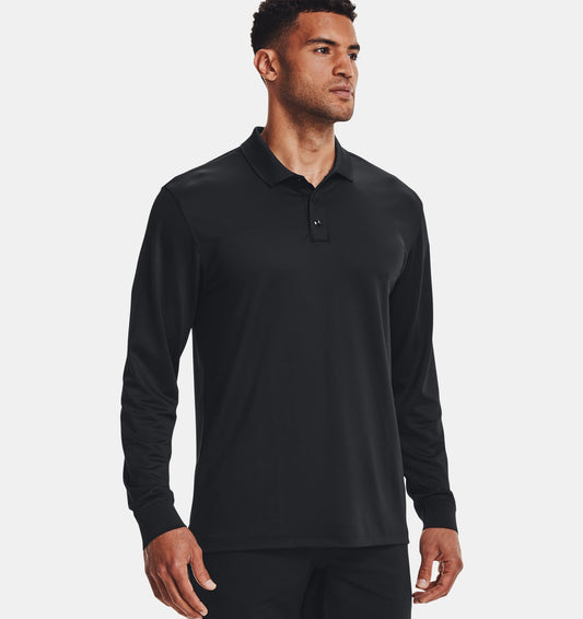 Mens | Under Armour |1365383-001 | Tactical Performance Polo 2.0 Long Sleeve | Black