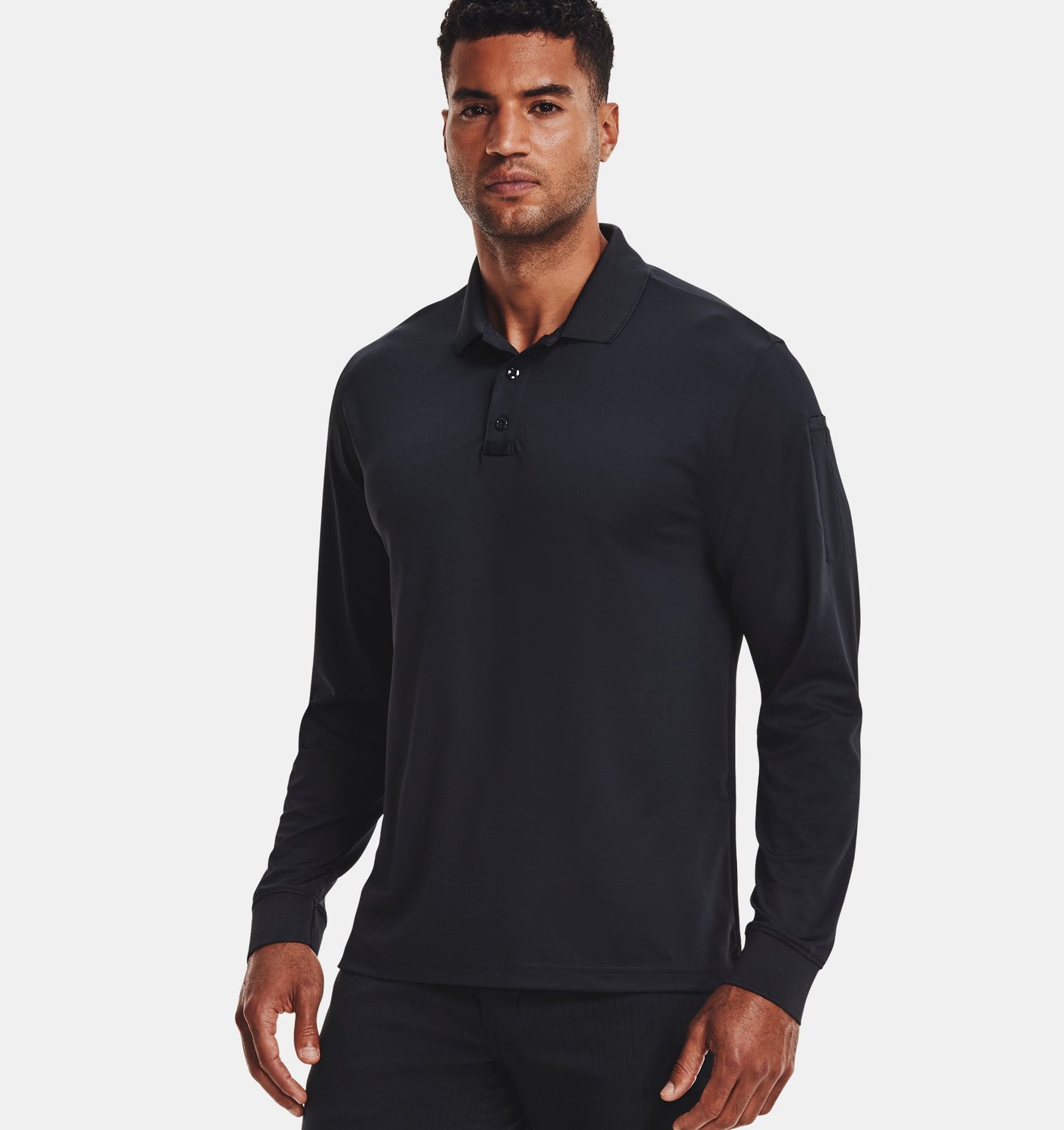 Mens | Under Armour |1365383-465 | Tactical Performance Polo 2.0 Long Sleeve | Dark Navy Blue