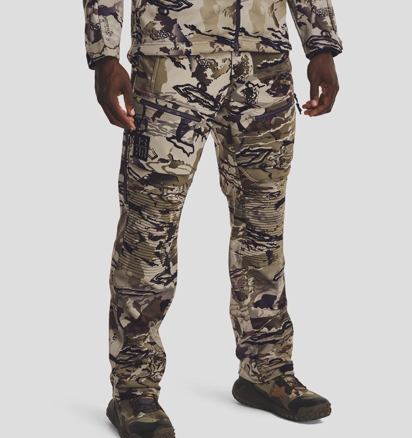 Men's | Under Armour | 1365605-999 | UA Ridge Reaper Infil WINDSTOPPER® HD Pants | UA Barren Camo / Black