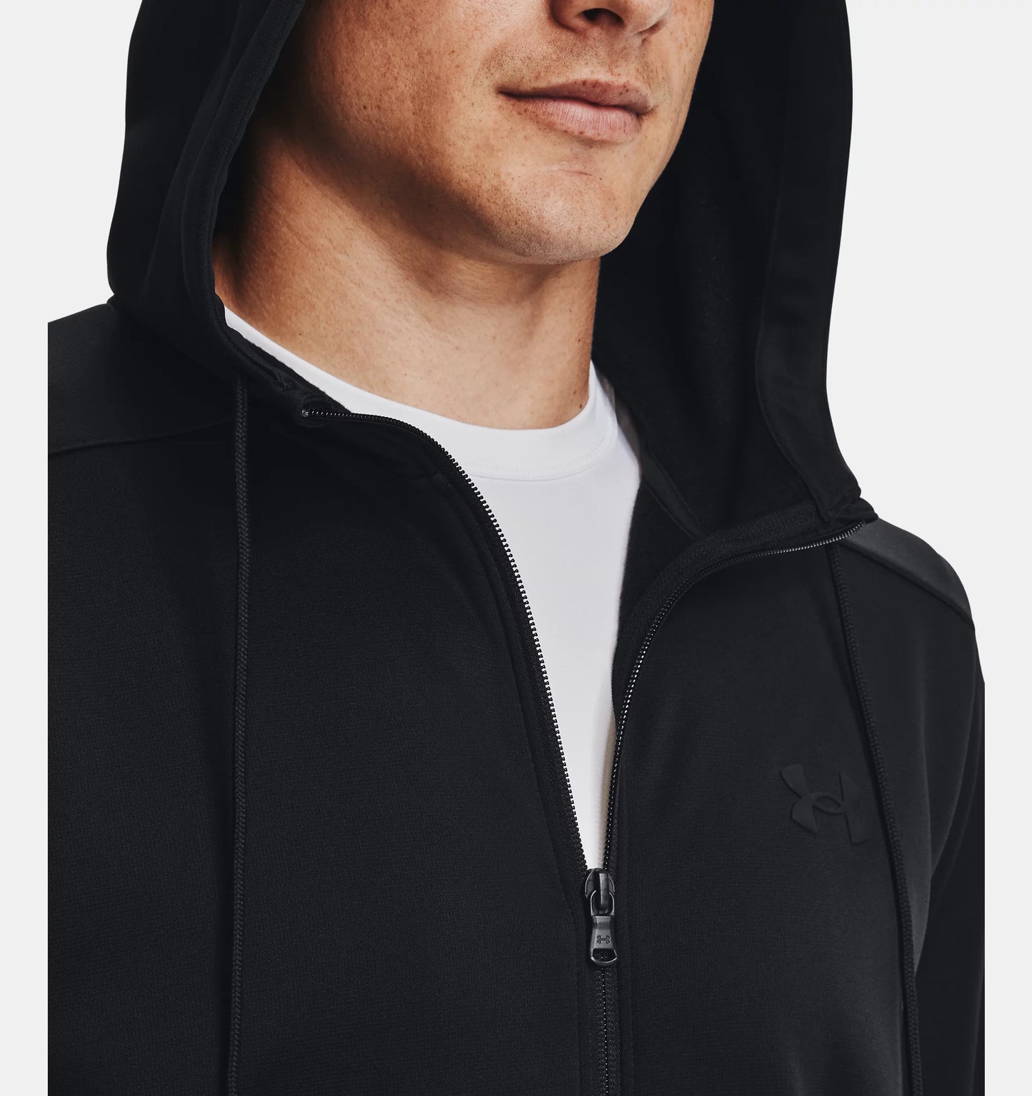 Men's | Under Armour | 1373357 | Armour Fleece Full-Zip Hoodie | Black