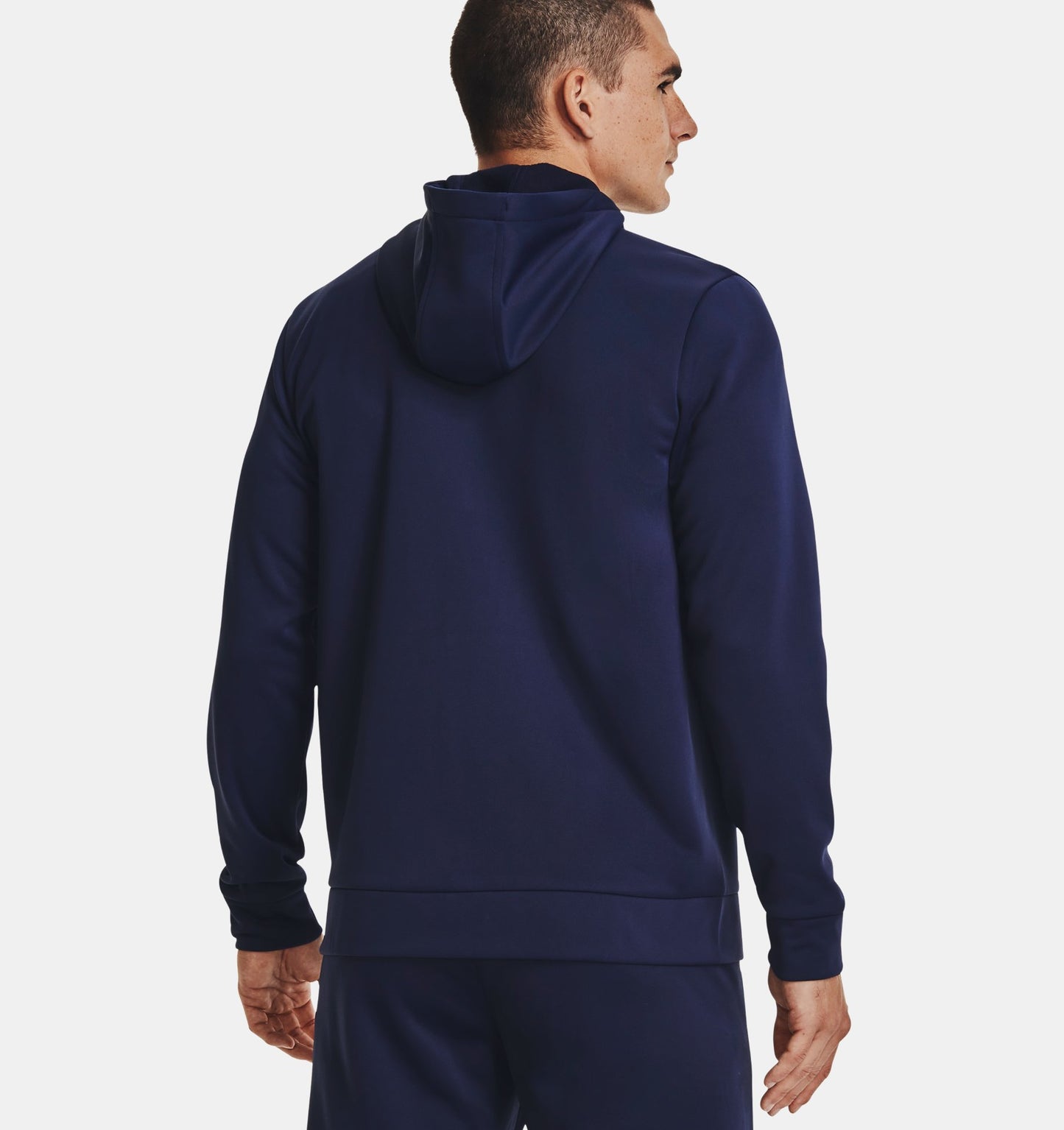 Men's | Under Armour | 1373357 | Armour Fleece Full-Zip Hoodie | Midnight Navy / Black