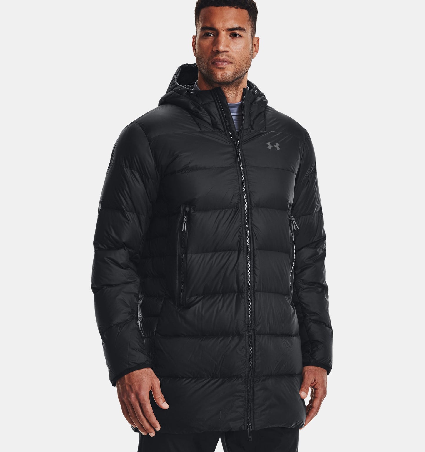 Men's | Under Armour | 1373663 | Storm Armour Down Parka | Black / Pitch Gray