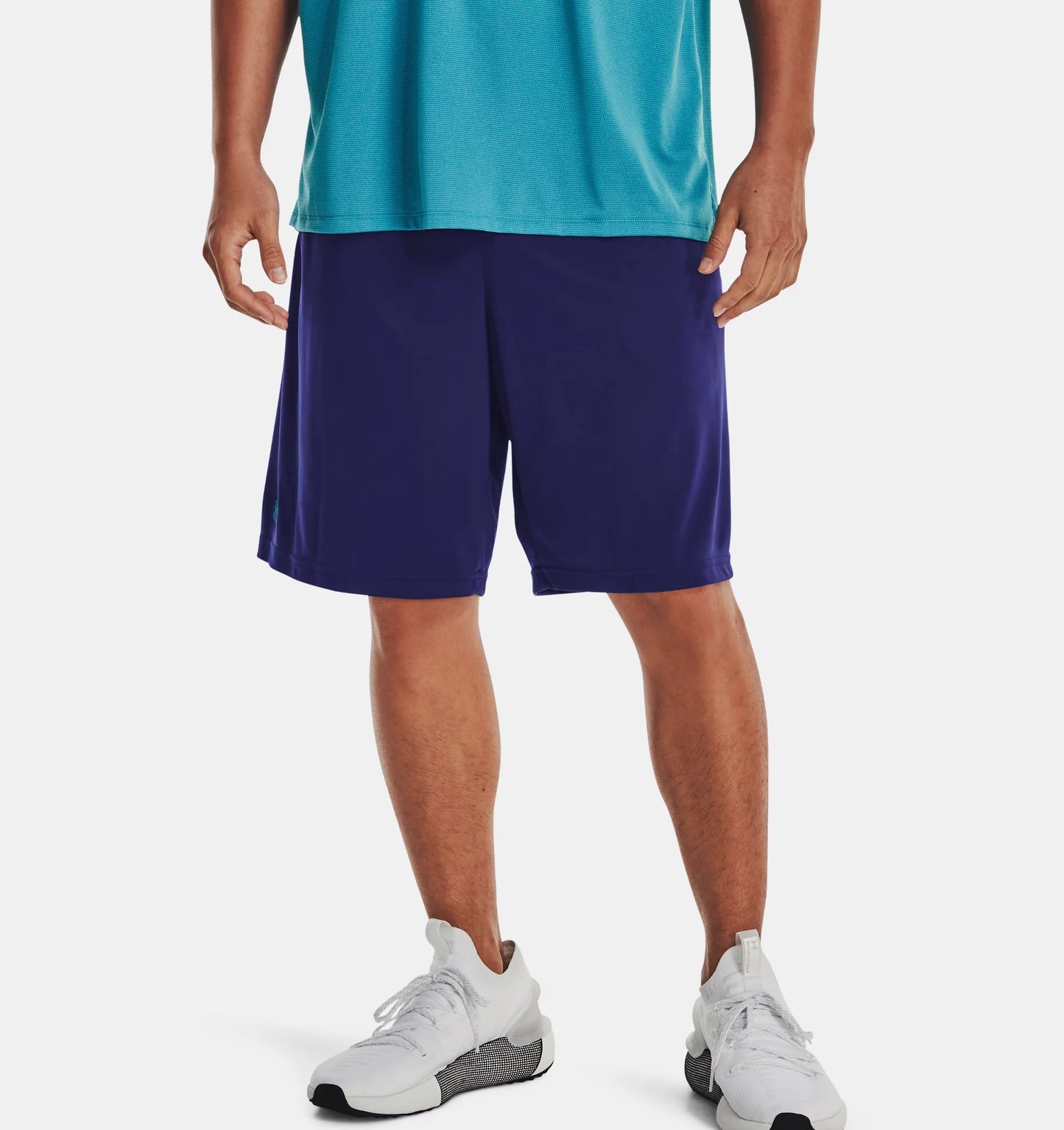 Men's | Under Armour | 1376943 | Tech Wordmark Graphic Shorts | Sonar Blue / Glacier Blue