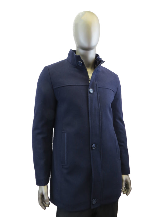 Men's | Lief Horsens | Walker | Wool Coat | Blue