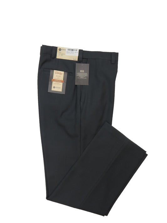 Haggar | IDC0500 | Eco Stria Slacks – Classic Fit | Medium Grey