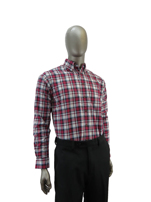 Men's | Viyella | 451415 | Sport Shirt | Cranberry