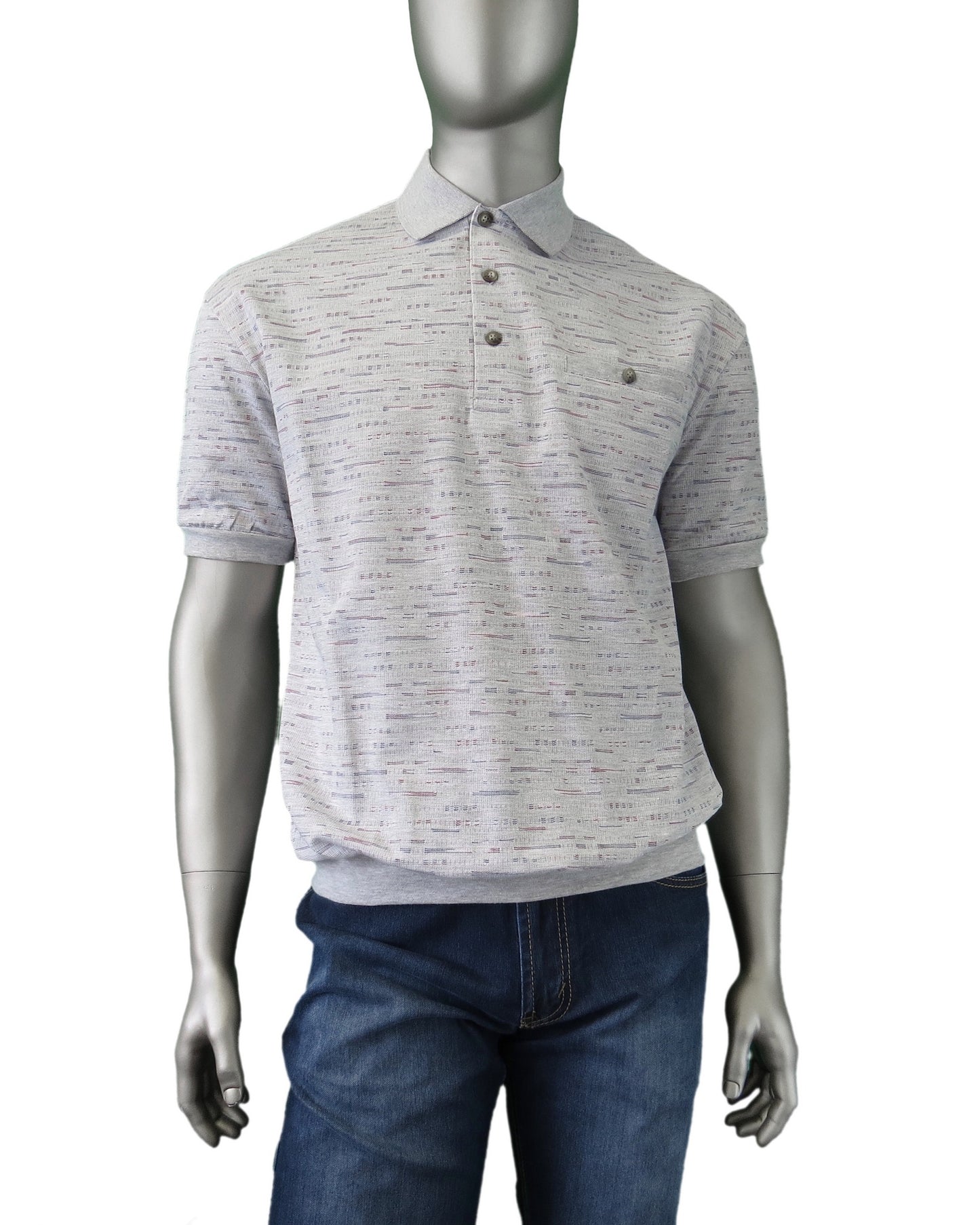 Men's | Cavori | 446522 | Dress Polo | Grey Heather