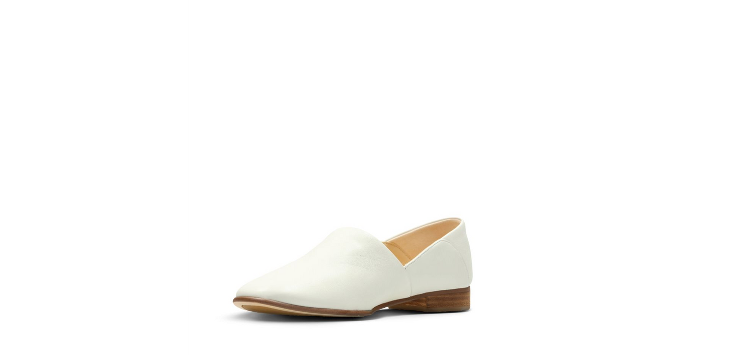 Women's | Clarks | 26132487 | Pure Tone White Leather