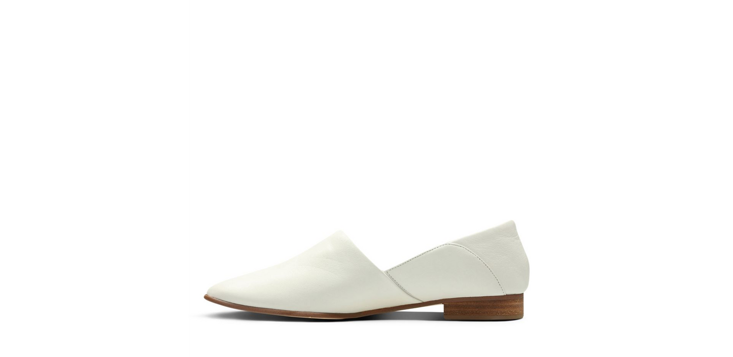 Women's | Clarks | 26132487 | Pure Tone White Leather