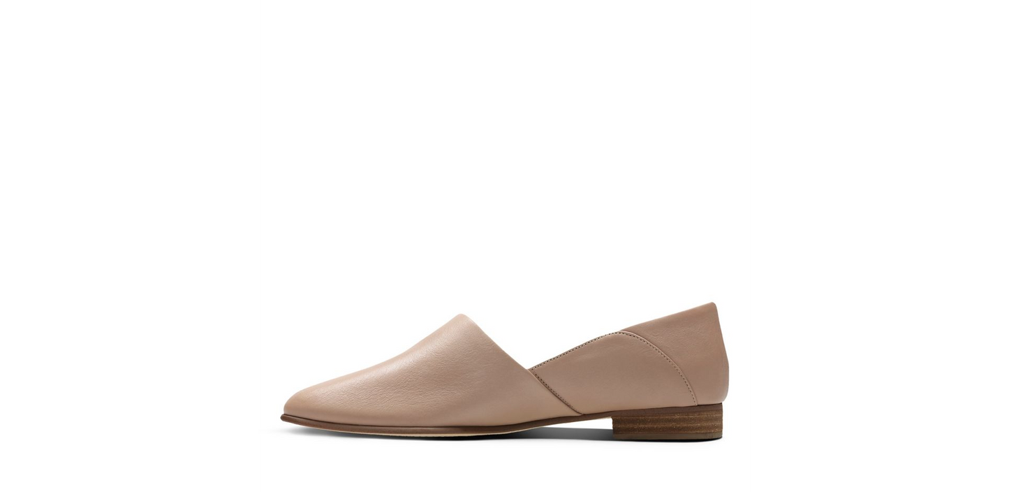 Women's | Clarks | 26132486 | Pure Tone Nude Leather