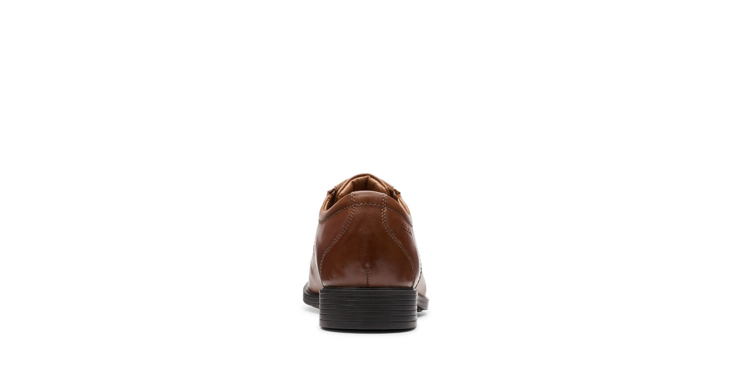 Men's | Clarks | 26152913 | Whiddon Cap | Dark Tan Leather