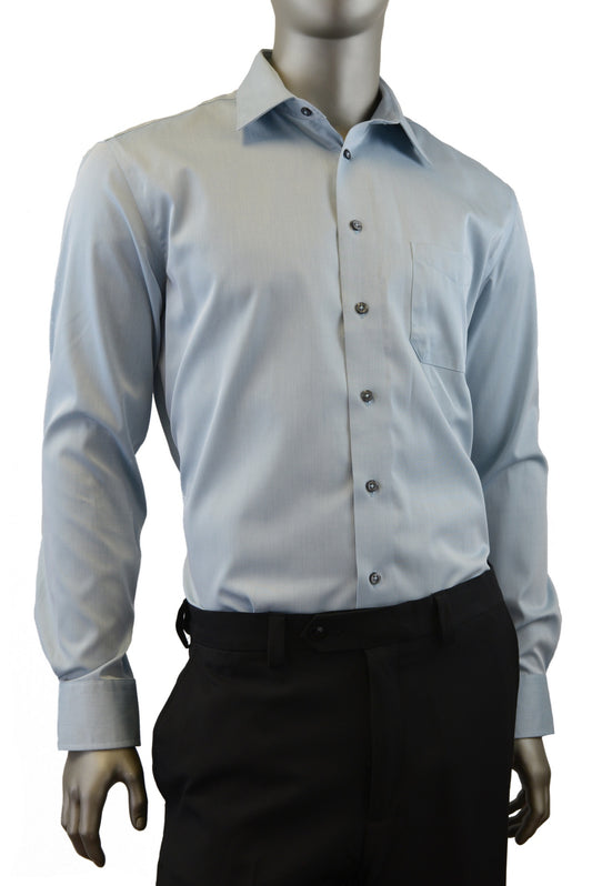 Men's | Leo Chevalier | 225121 | Dress Shirt | Lt Aqua