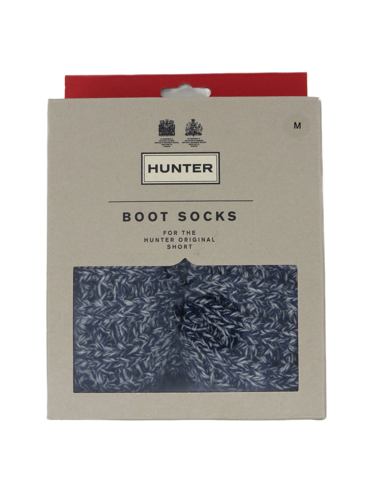 Women's | Hunter | UAS3128AAC | Original Roped Boot Sock - Short | Navy/Grey