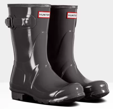 Women's | Hunter | WFS1000RGL | Original  Short Gloss Rain Boot | Seep