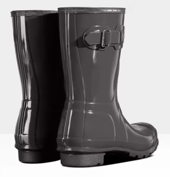 Women's | Hunter | WFS1000RGL | Original  Short Gloss Rain Boot | Seep