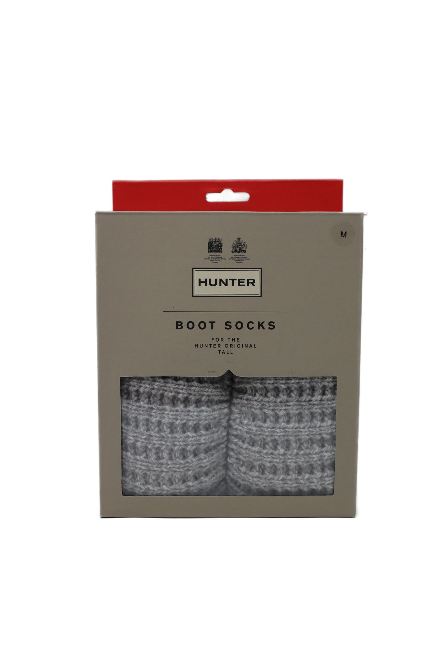 Women's | Hunter | UAS3127AAC | Original Waffle Cuff Tall Boot Socks | Hunter White/Pale Grey